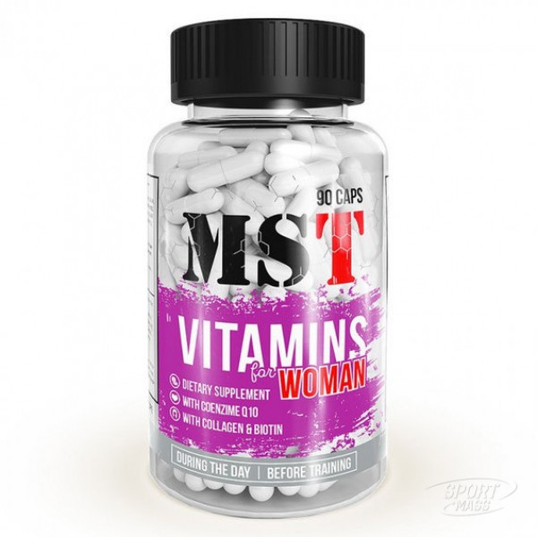 Мультивитамин для женщин , Vitamins for Women - 90 caps , MST (Германия) 