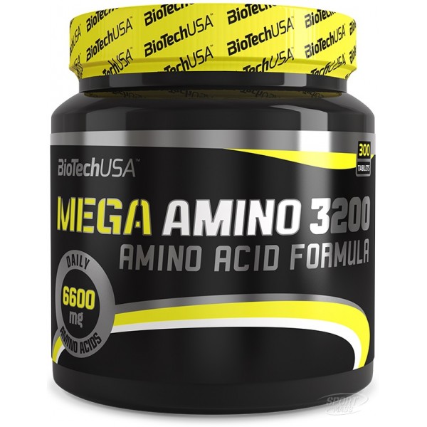 Амино комплекс , Mega Amino 3200 - 300 tab , BioTech (USA) (CША) 
