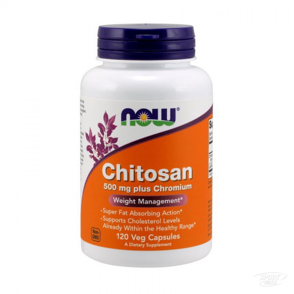 Хитозан , Chitosan Plus - 120 caps , NOW Foods (США ) 