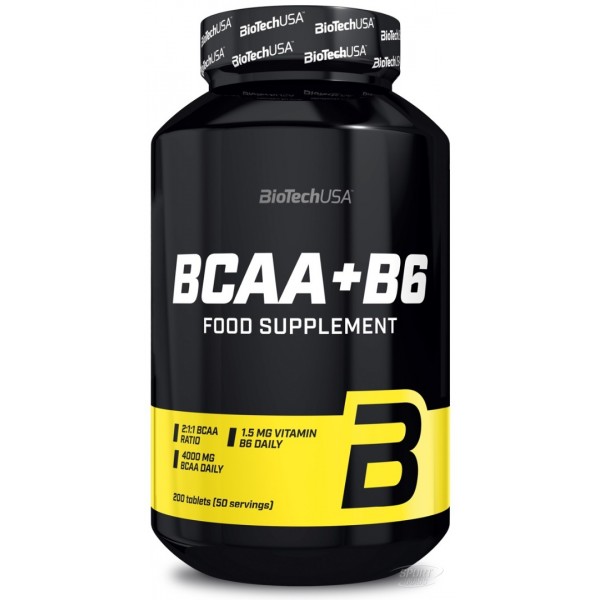 Амино комплекс BCAA , BCAA+B6 - 200 tab , BioTech (USA) (CША) 