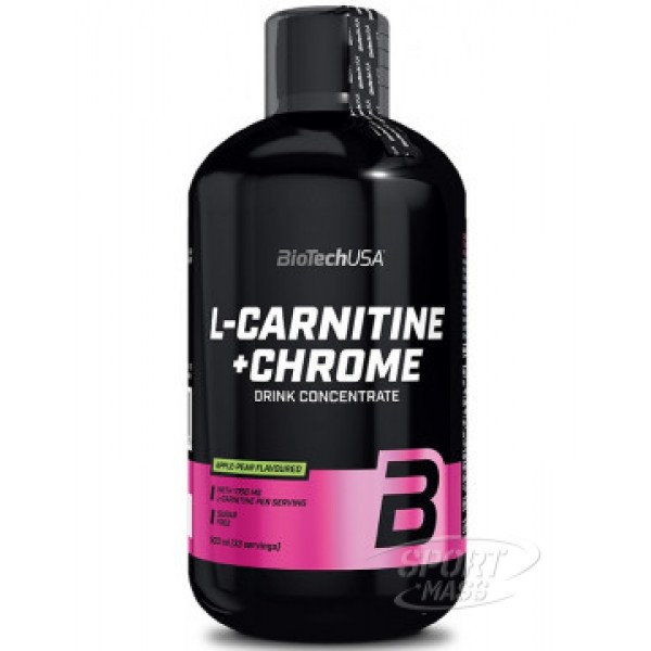 Жиросжигатель , L-Carnitine 35 000 + Chrome 500 ml - 500 мл , BioTech (USA) (CША) 
