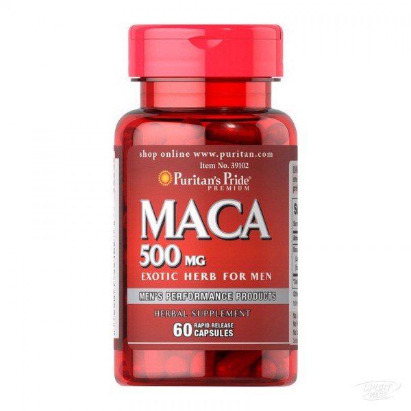 Мака  , Maca 500 - 60 caps , Puritans Pride (CША) 