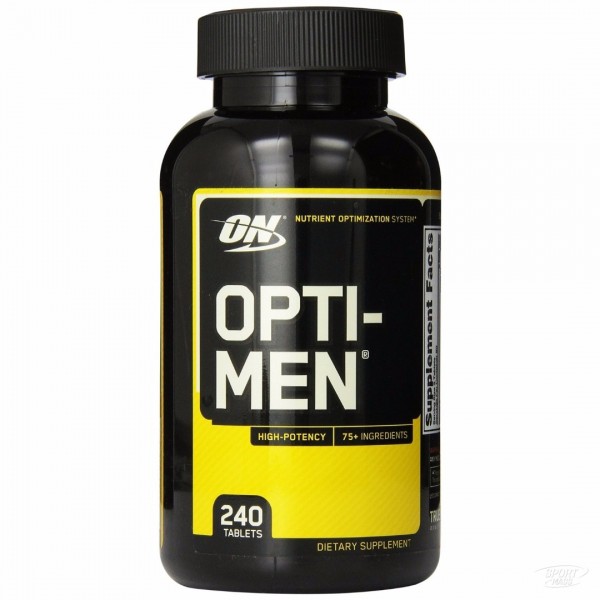 Витамины для мужчин комплекс , Opti-Men - 240 tab , Optimum Nutrition (CША) 
