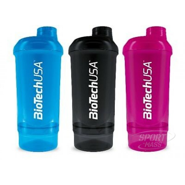 Шейкер Wave+ Compact 500ml (+150ml)- 650 ml , BioTech (USA)  (США) 