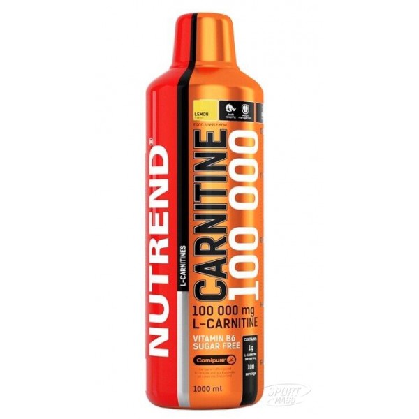 Л-Карнитин , Carnitine 100000 - 1 000 ml , Nutrend (Чехия) 