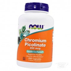 Пиколинат хрома, Chromium Picolinate 200 - 100 caps, NOW Foods, CША Пиколинат хрома, Chromium Picolinate 200 - 100 caps, NOW Foods, CША