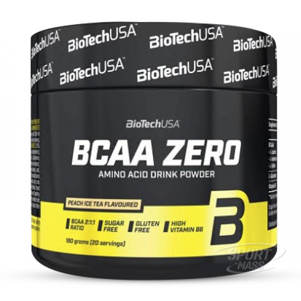 Аминокислоты BCAA, BCAA Flach Zero - 180  g, BioTech (USA) 