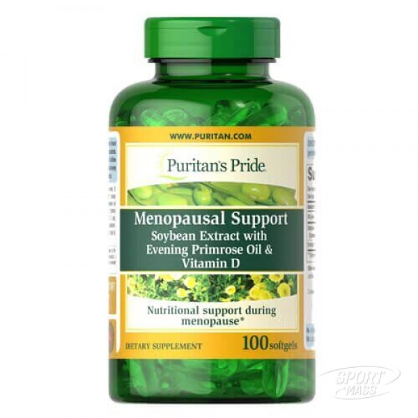 Витамины для женщин , Menopausal Support - 100 caps , Puritans Pride , CША 