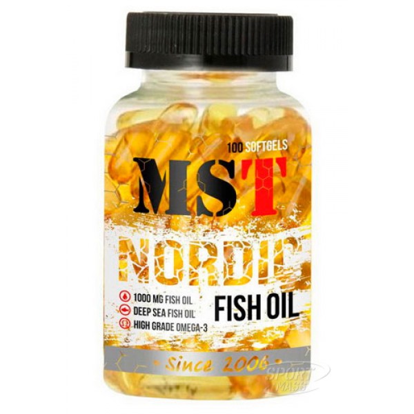 Рыбий жир, Омега-3 , Nordic Fish Oil - 90 caps , MST (Германия) 